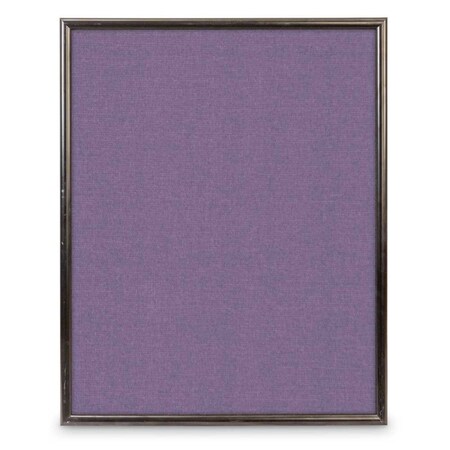 United Visual Products Corkboard, Fabric, Blk/Cld, 2 Door, 60x36" UV304-BLACK-CLOUD